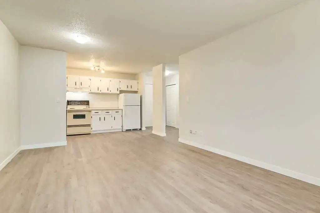 Spacious living room at King Art in Bonnyville.