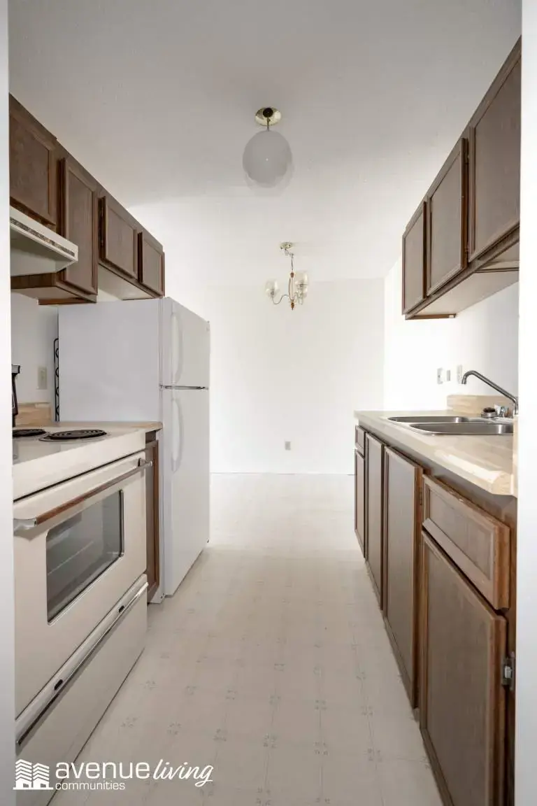 Galley style kitchen at King Art in Bonnyville.