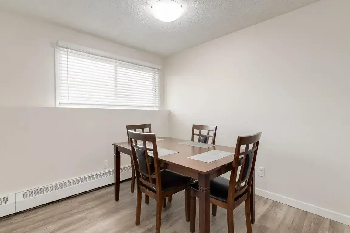 Dining area with natural light at Matichuk in Bonnyville.