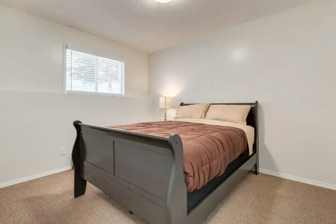Open bedroom space with flexible layout at Matichuk in Bonnyville.
