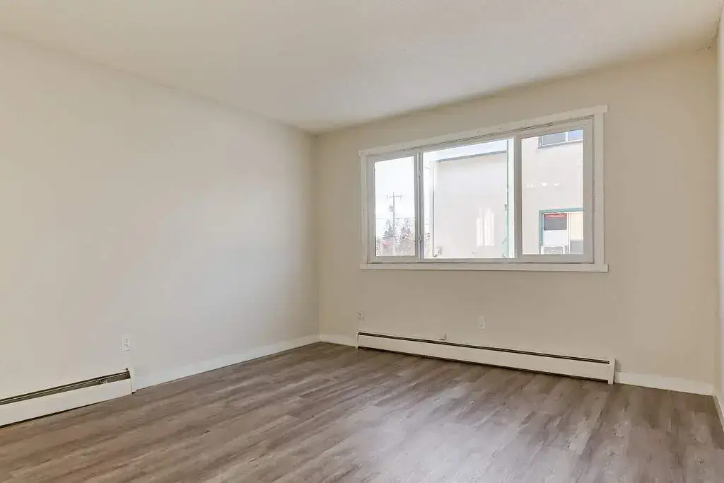 Spacious bedroom at Aiva Manor in Edmonton