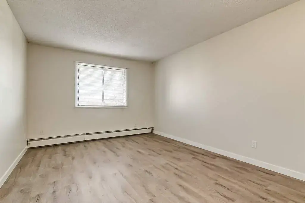 Good size bedroom at Hudson Court in Edmonton.