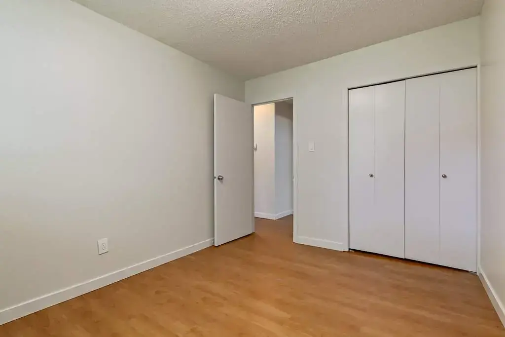 Good size bedroom at Lenita Manor in Edmonton.