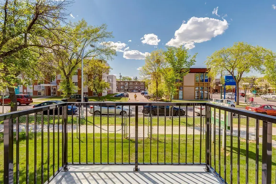 Balcony at Phelips Apartments in Edmonton.