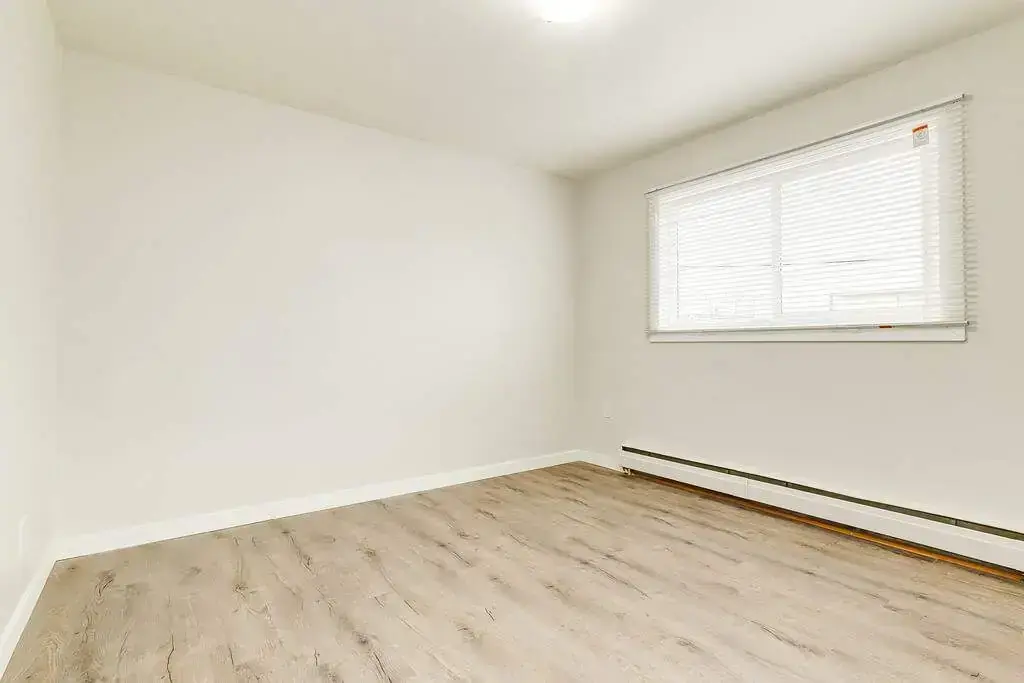 Good size bedroom at Phelips Apartments in Edmonton.