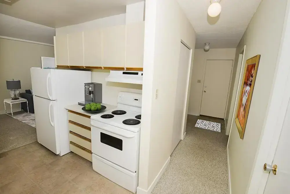 Apartment layout at South Ridge Apartments in Edmonton.