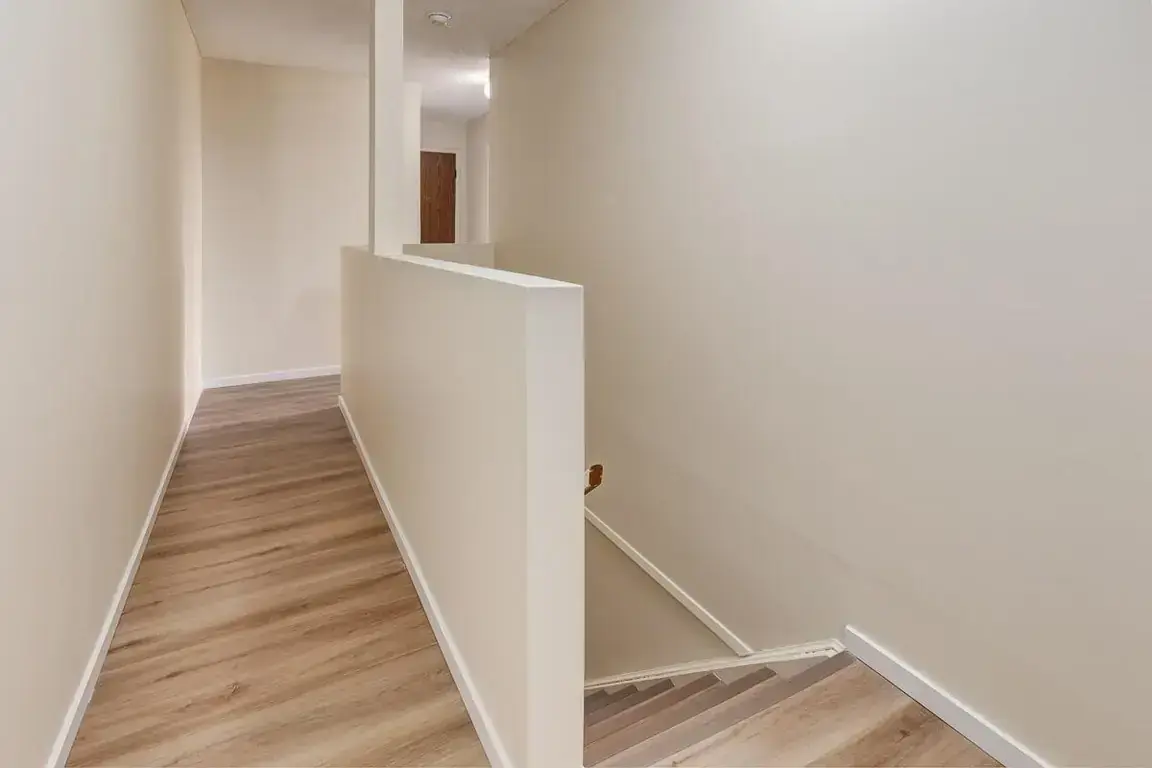 Stairway at South Ridge Apartments in Edmonton.