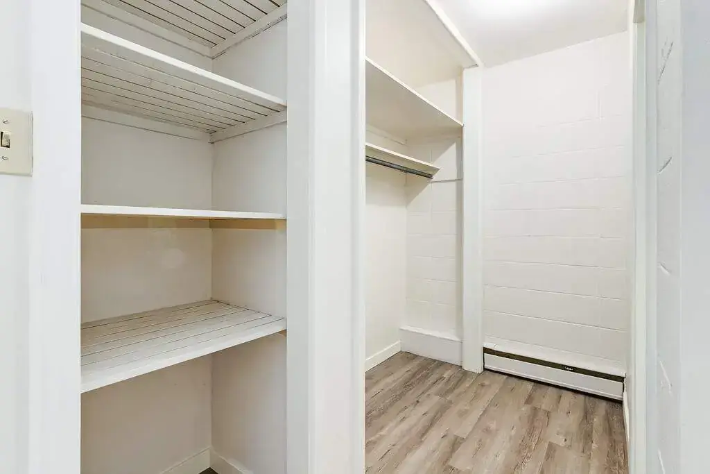 Specious storage area at Applewood in Lethbridge.