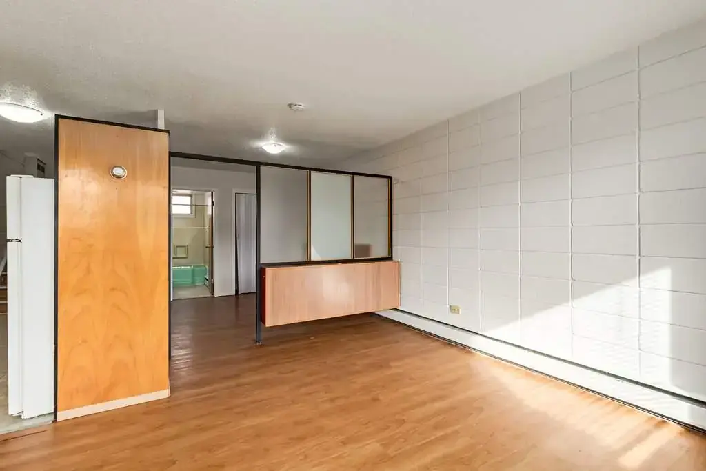 Open layout of apartments at Bel-Aire Apartments in Lethbridge.