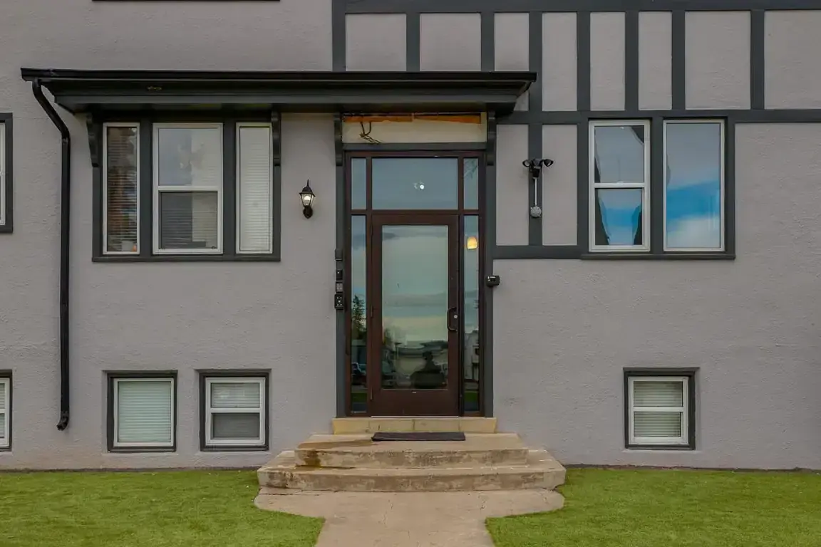 Apartments for rent at Tudor Manor in Lethbridge.