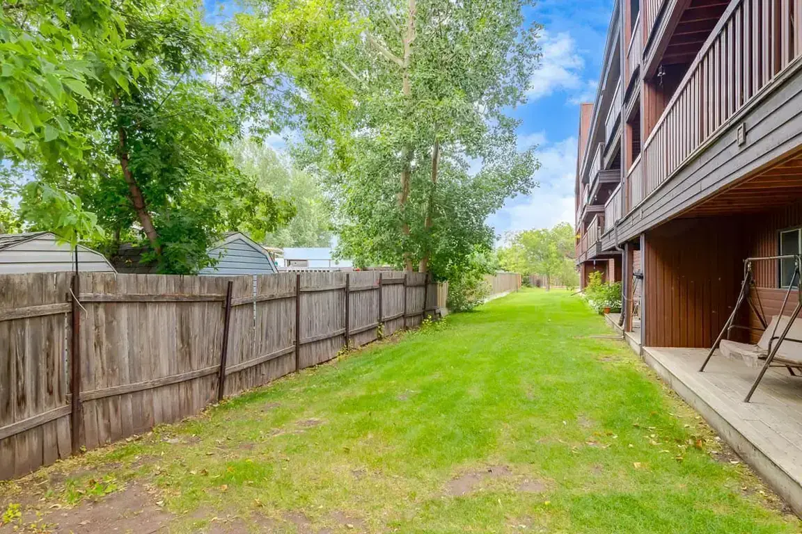 Shared green are at Cambridge Court in Lloydminster.