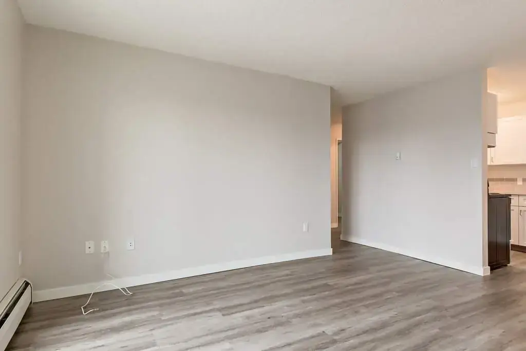 Inviting living room space at Hillview Apartments in Medicine Hat.