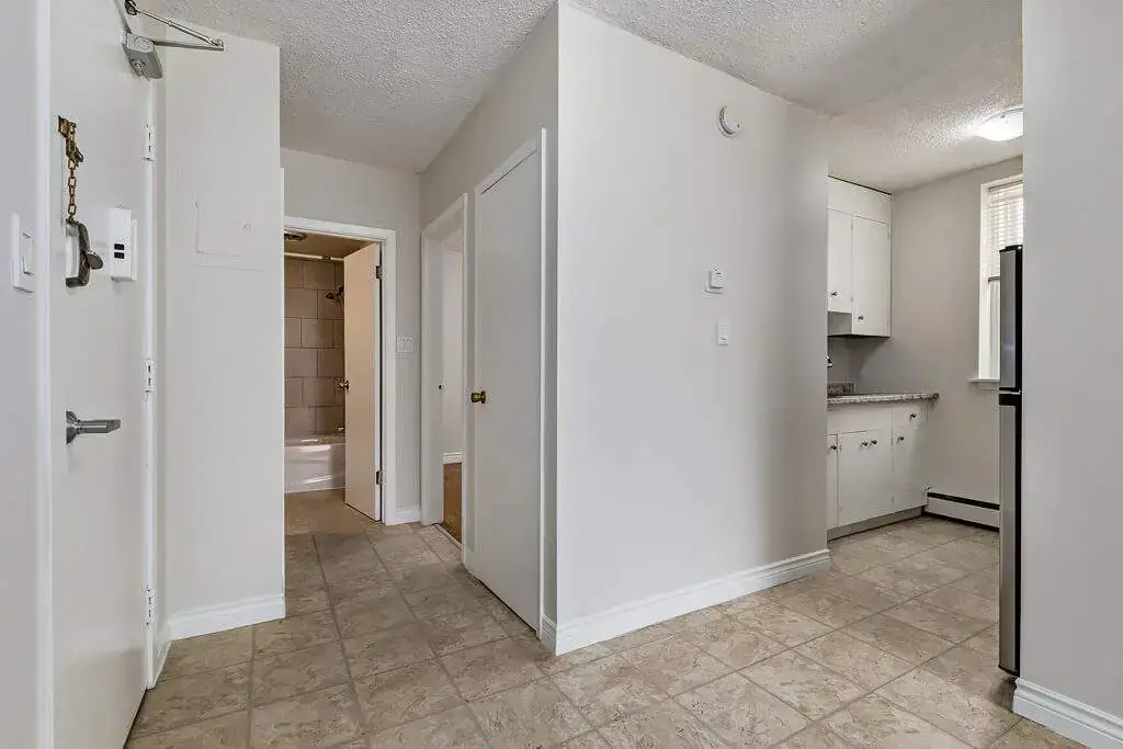 Kitchen and dining area at Berkeley Manor in Saskatoon.