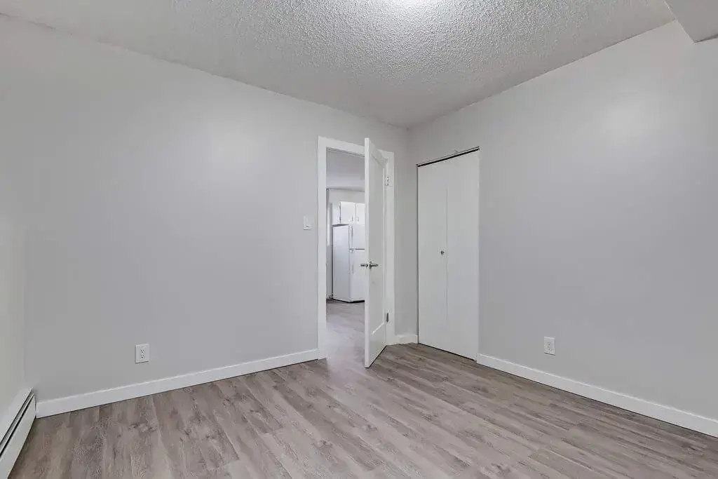 Good size bedroom at Caswell Manor in Saskatoon.