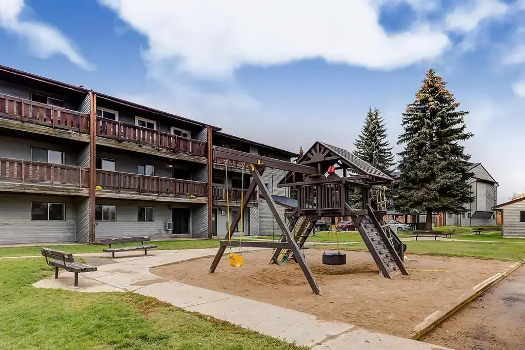 Playground at Chancellor Gate in Saskatoon.