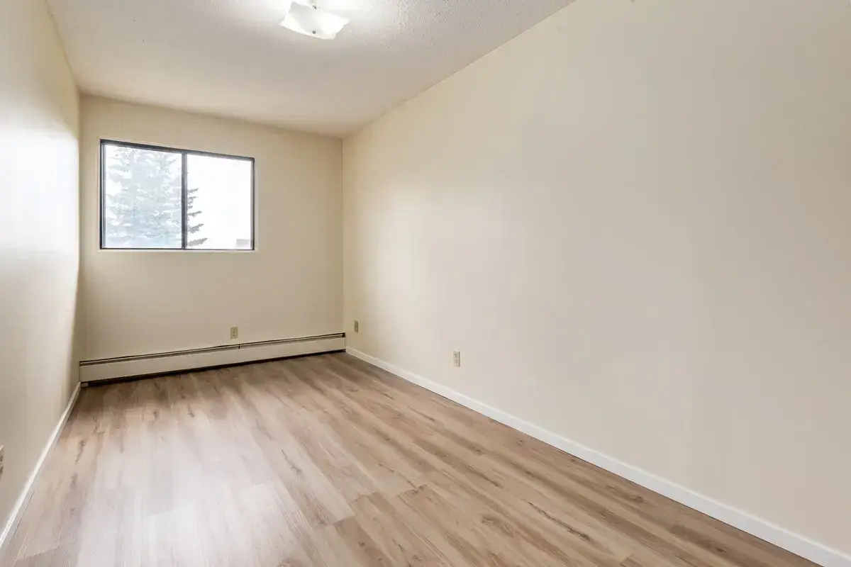 Good size bedroom at South Ridge Apartments in Edmonton.