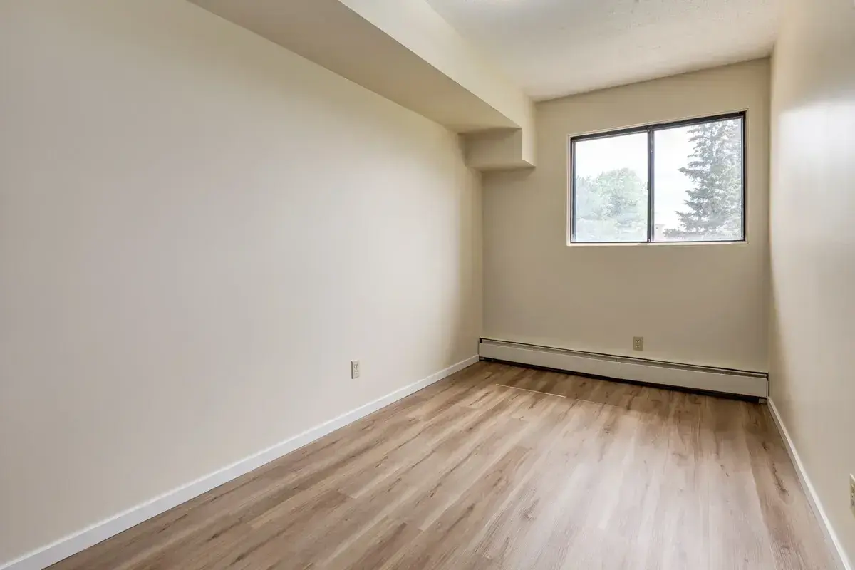 Good size bedroom at South Ridge Apartments in Edmonton.