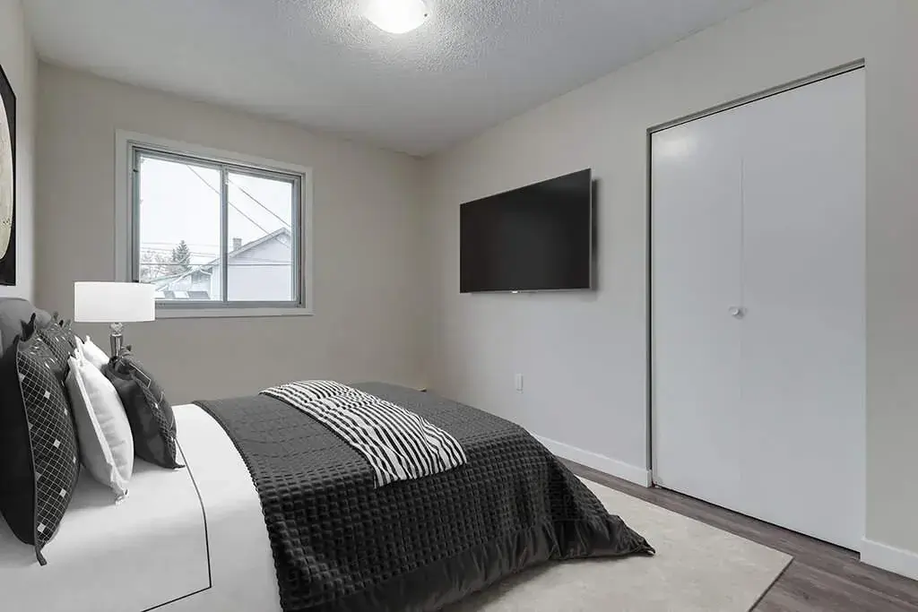 Good size bedroom at Crescent Court in Yorkton.