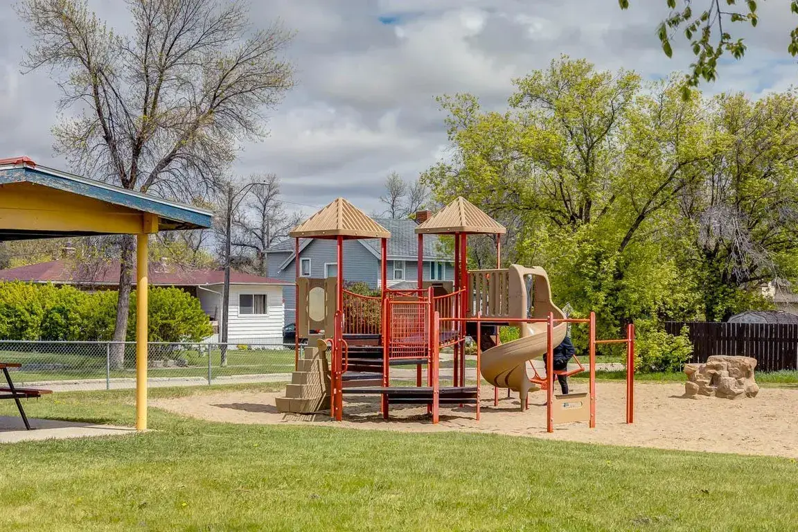 Playground at Crescent Court in Yorkton.
