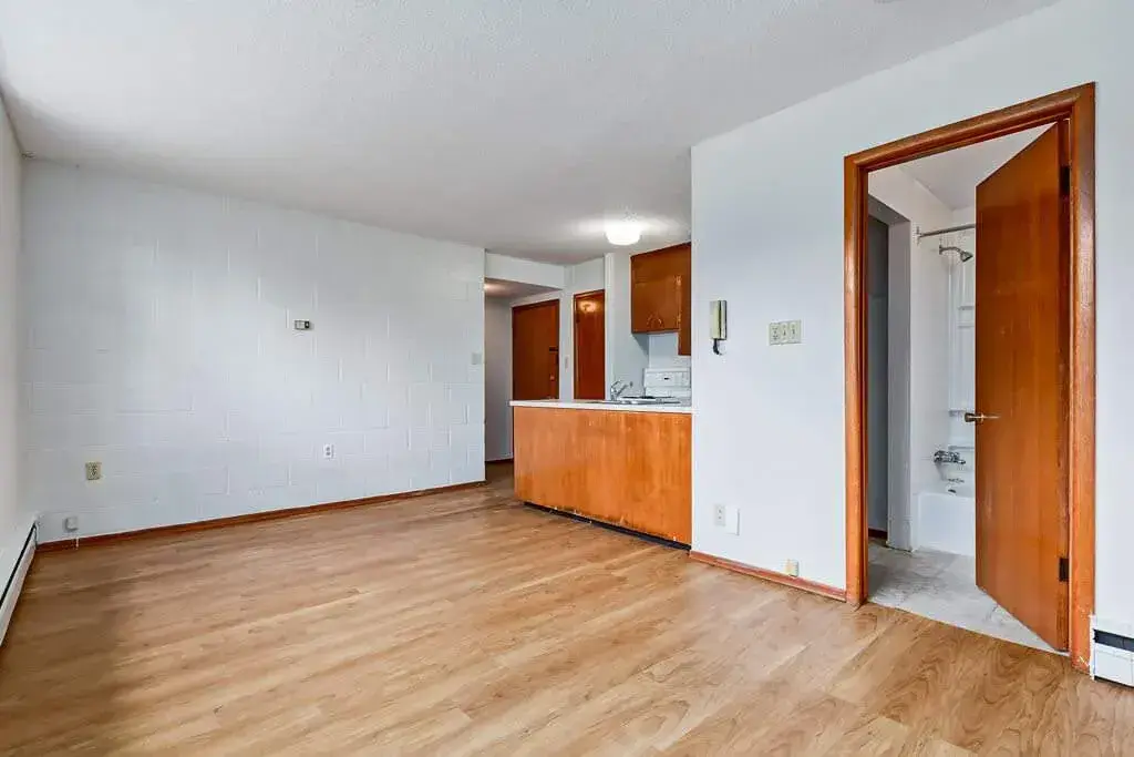 Spacious living room at Crescent Court in Yorkton.