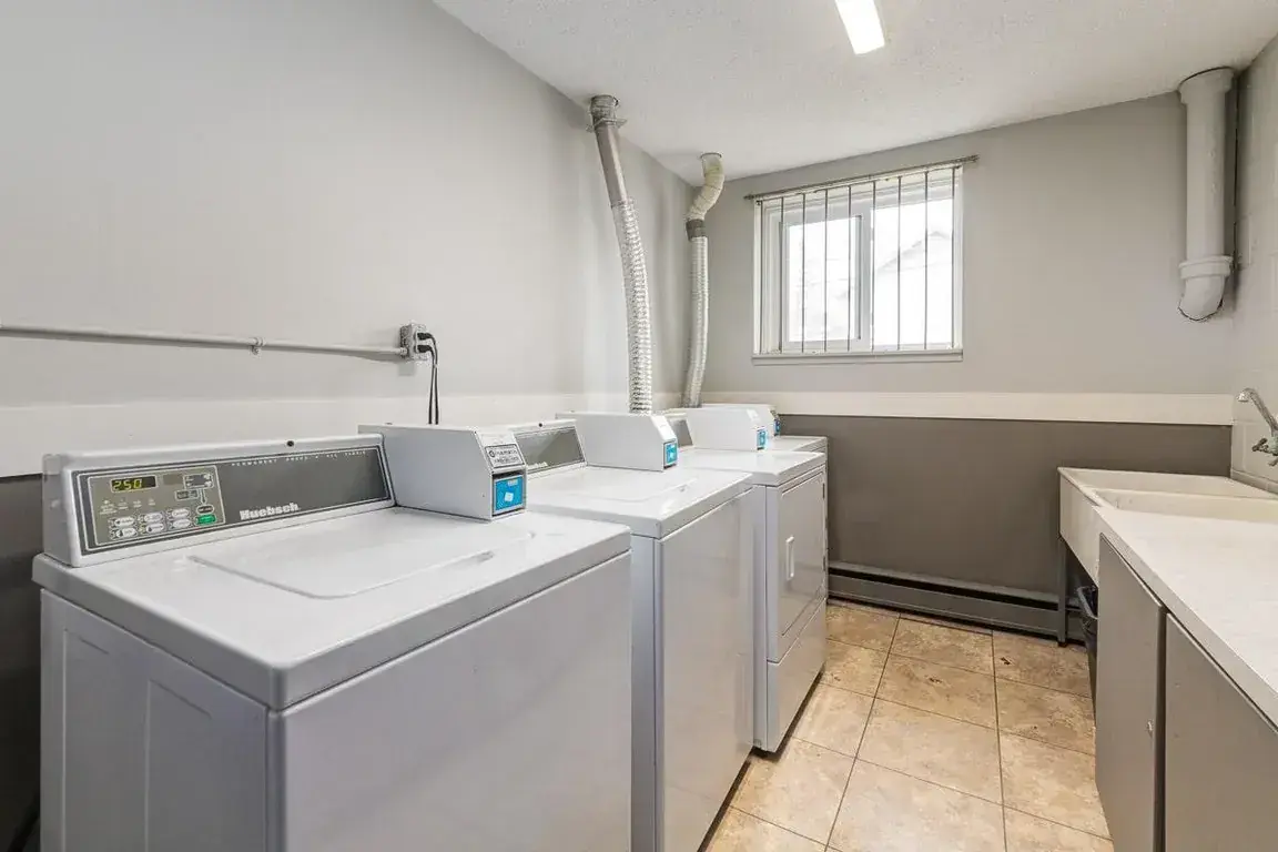 Laundry facilities at Crescent Court in Yorkton.