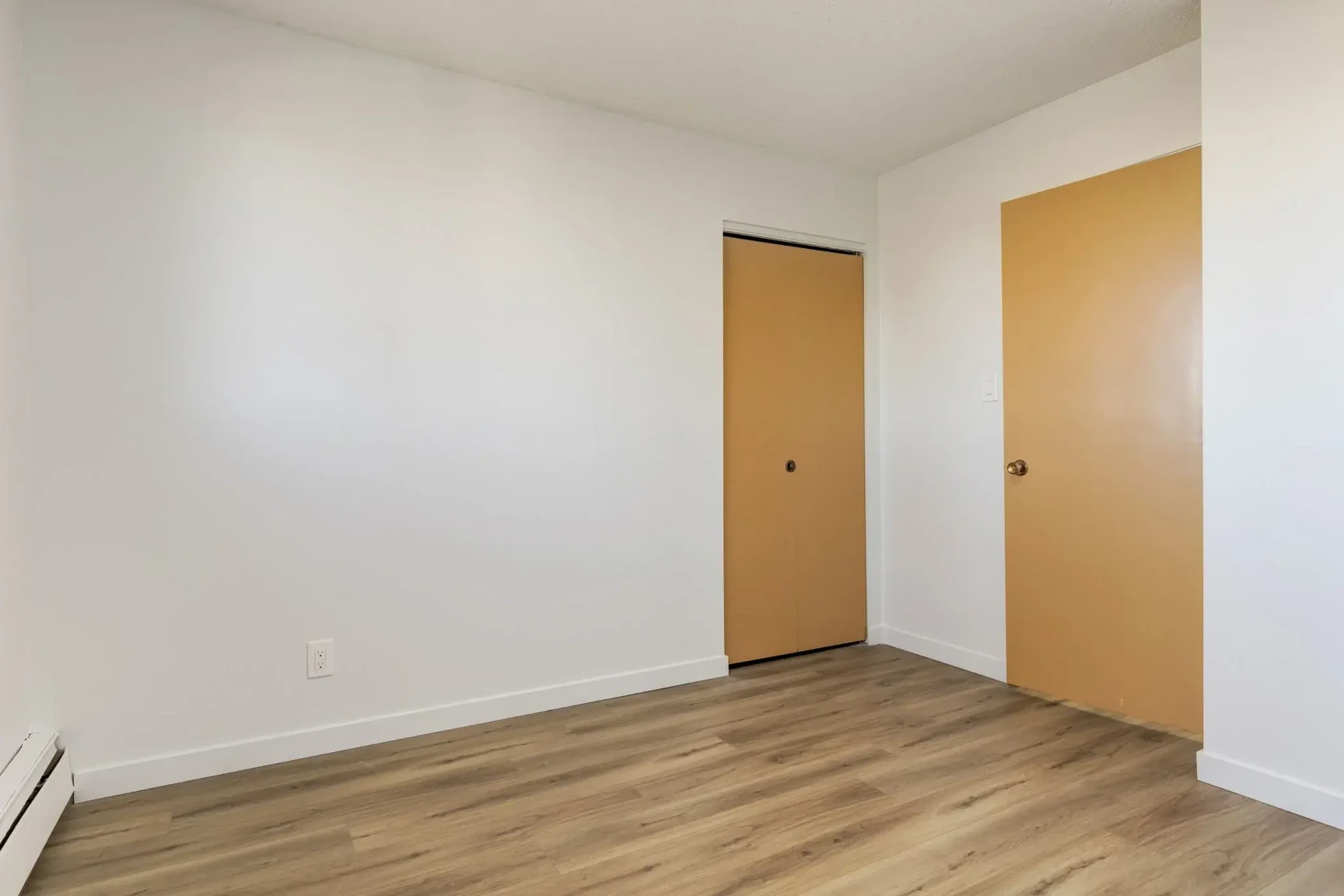 Good size bedroom at South Ridge Apartments in Edmonton.