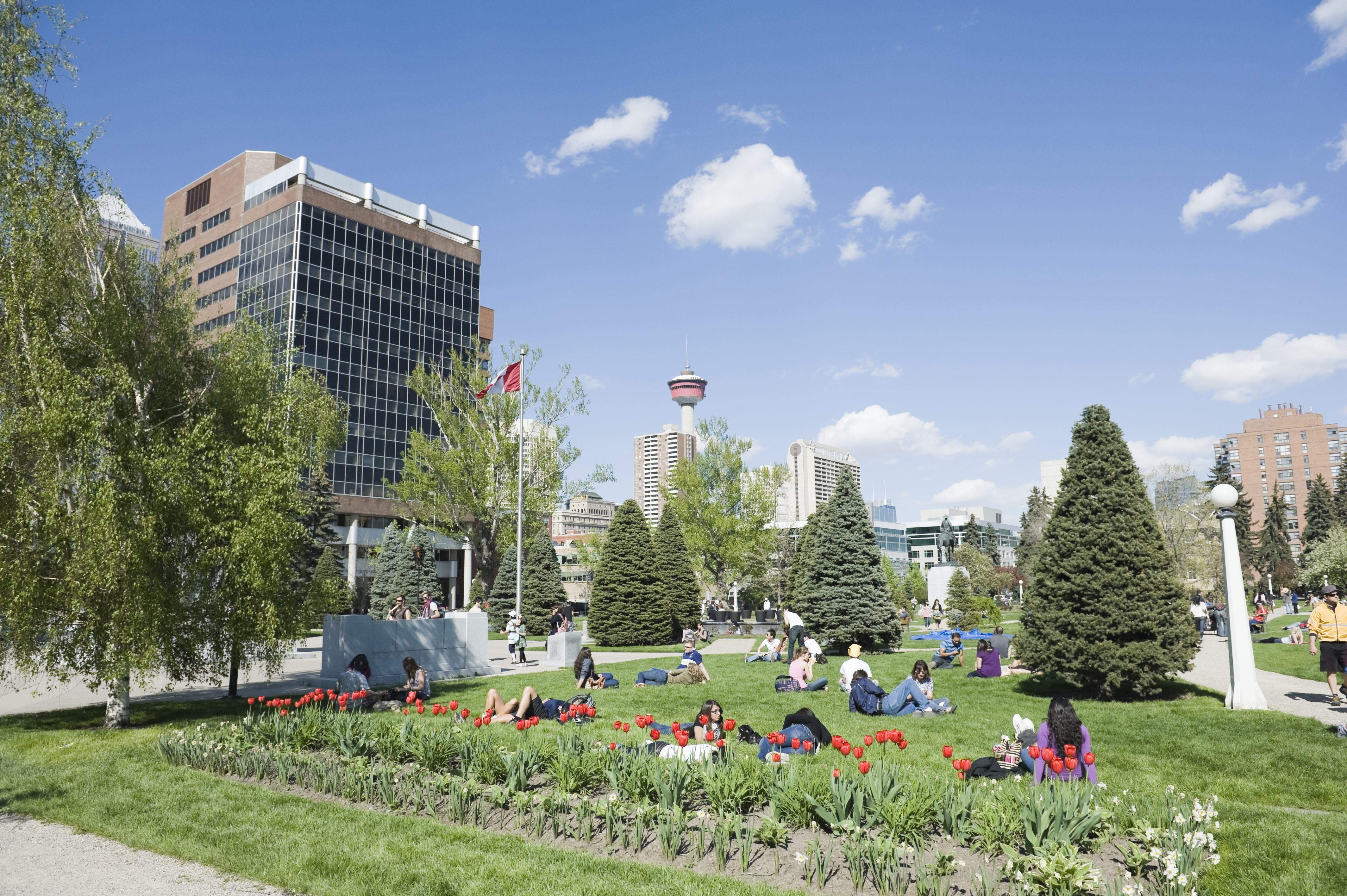 Image of Central Memorial Park in Calgary.