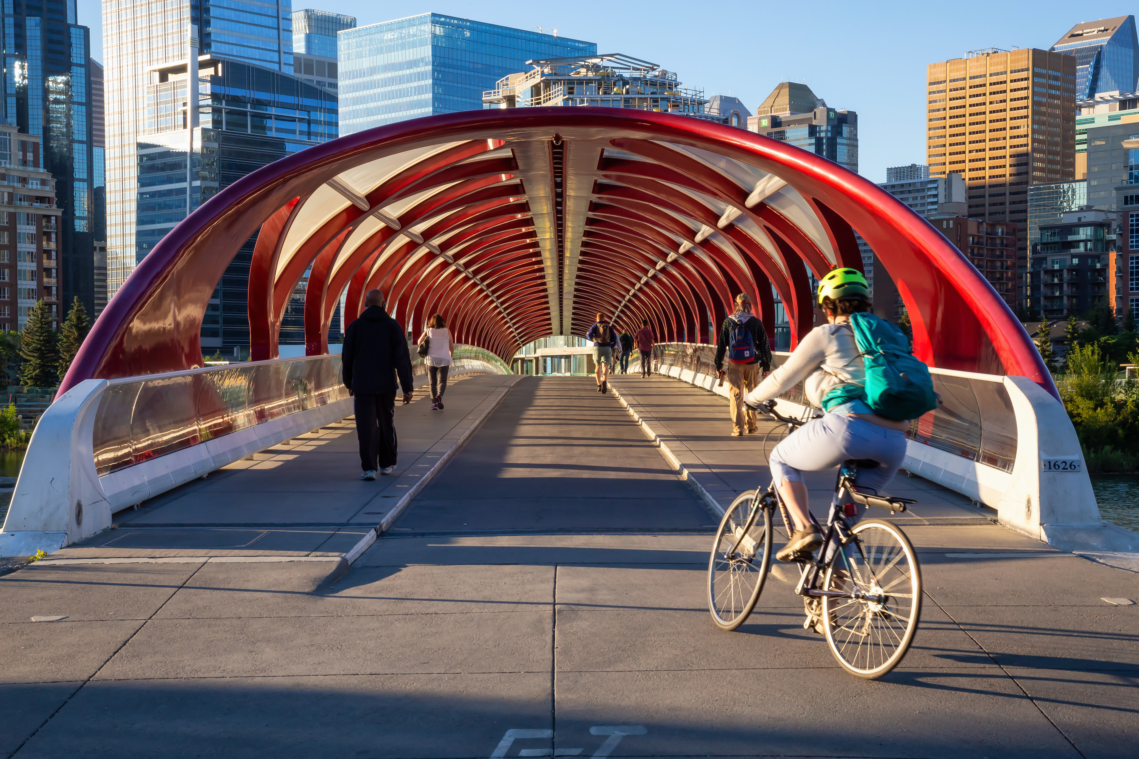 Peace bridge in Calgary.