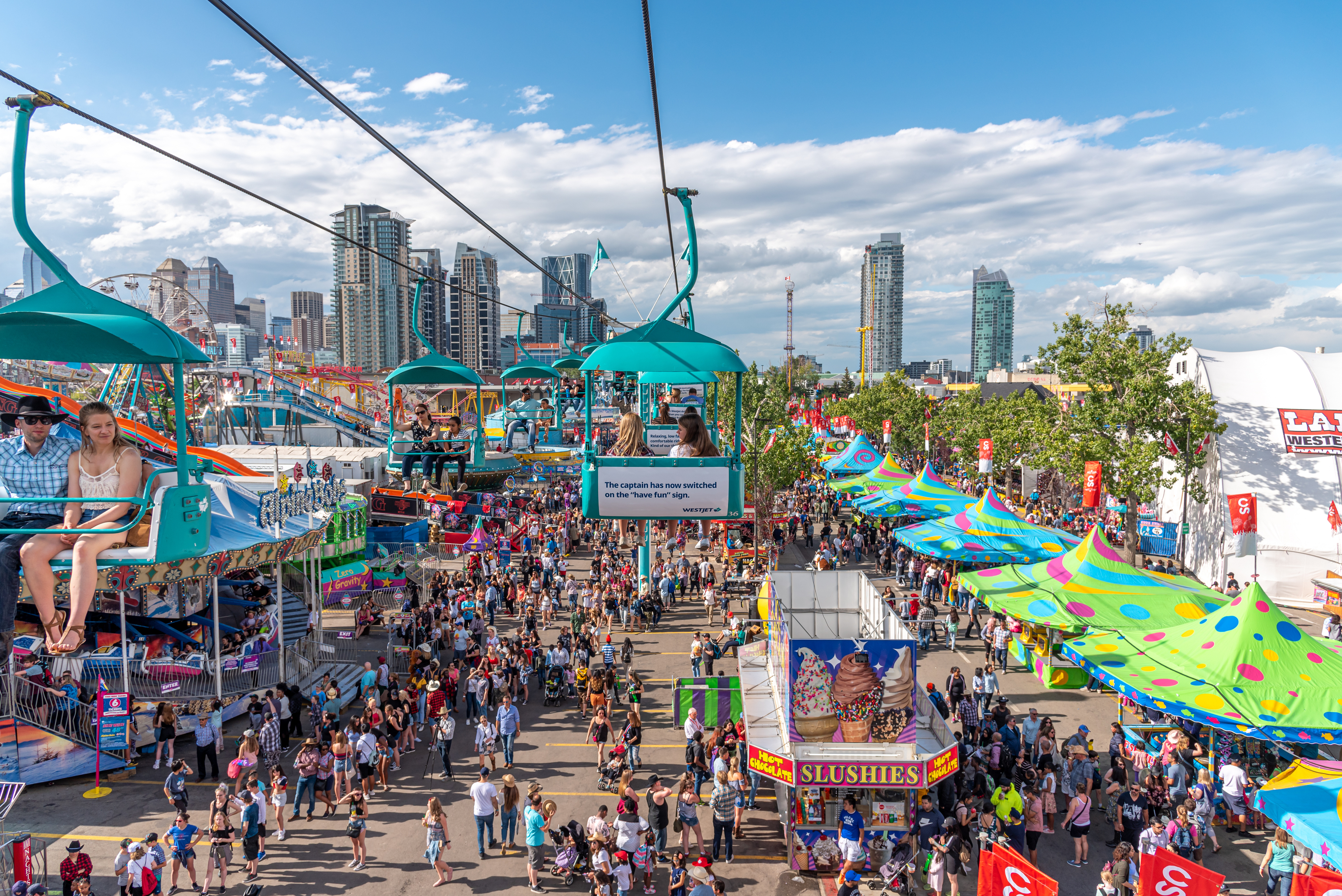 Stampede image in Calgary.