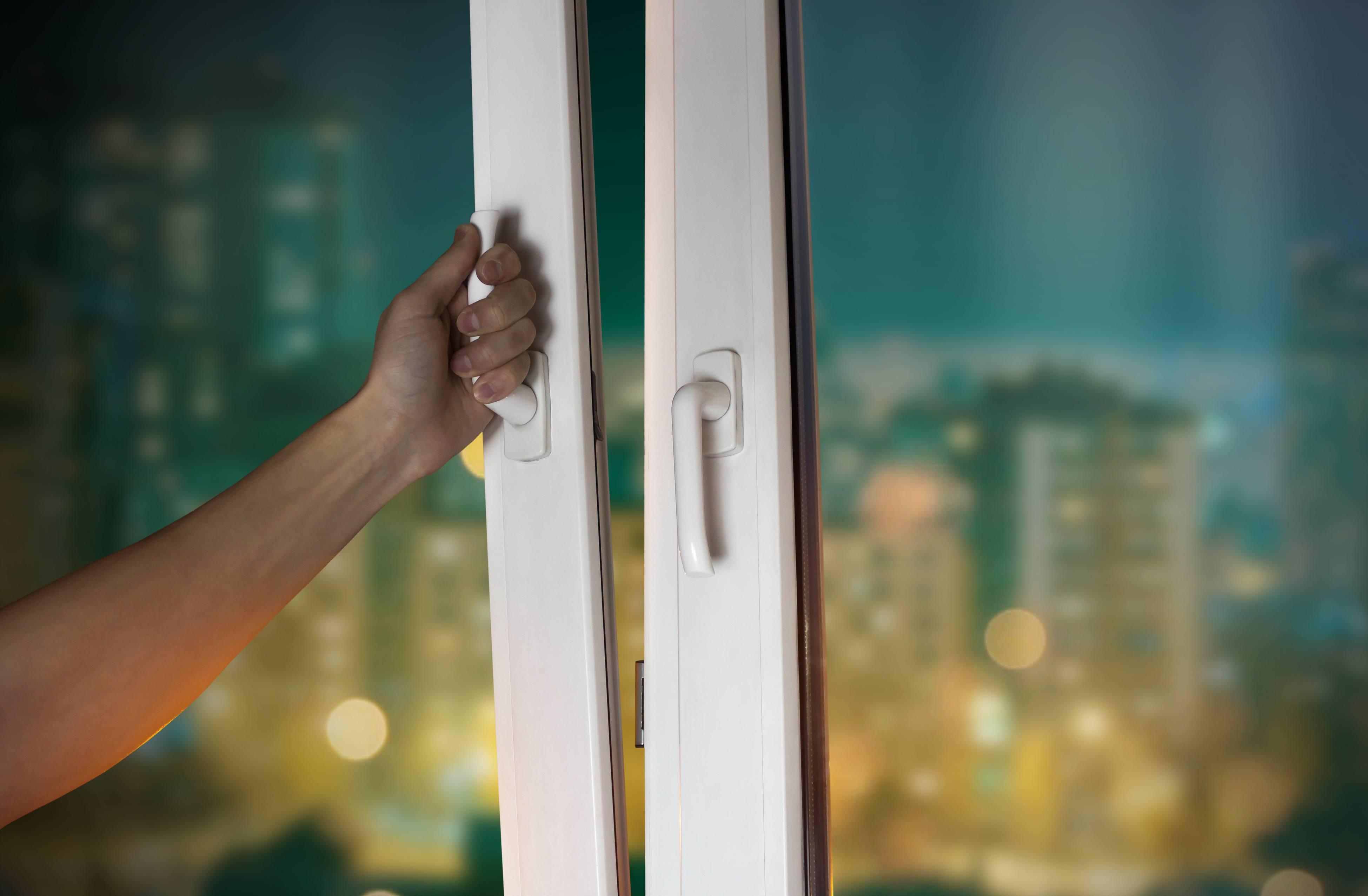 Open windows at night to help with the heat in your apartment.