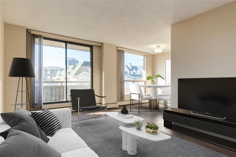 Image of living room inside an apartment.
