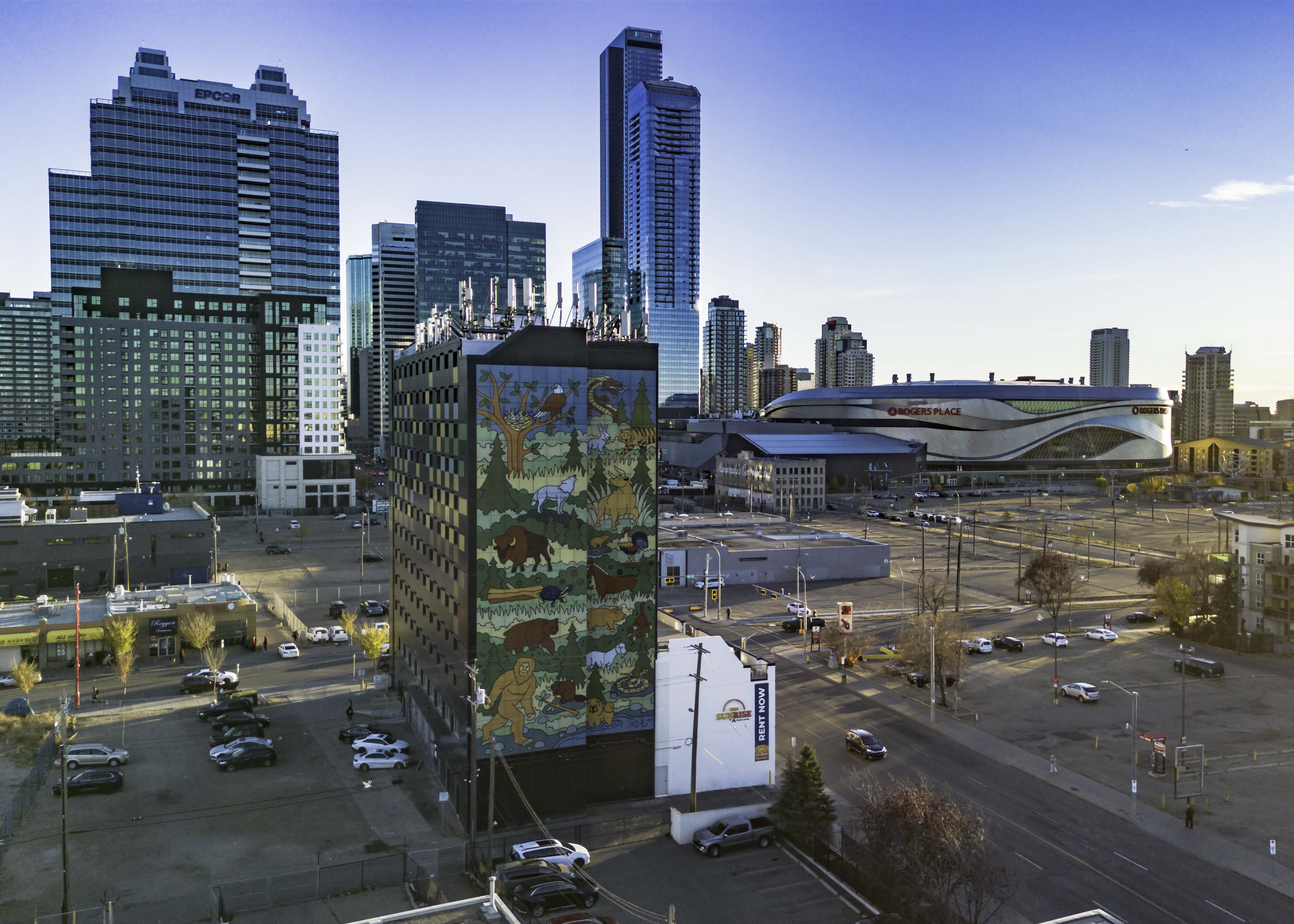 Take a look at the mural at The SunRise!