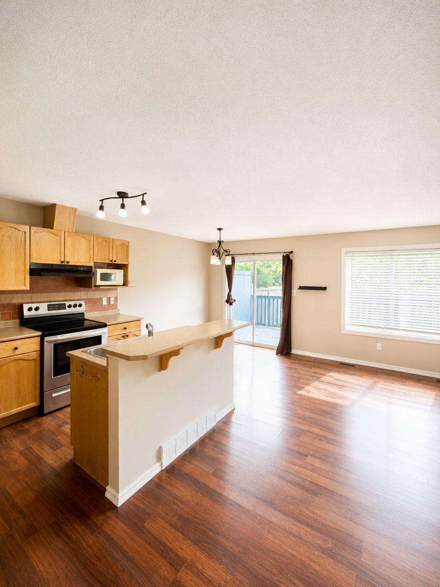 Spacious 3 Bed, 1.5 Bath Half Duplex with Single Garage & Backyard | Ellerslie, Edmonton  - Photo 4