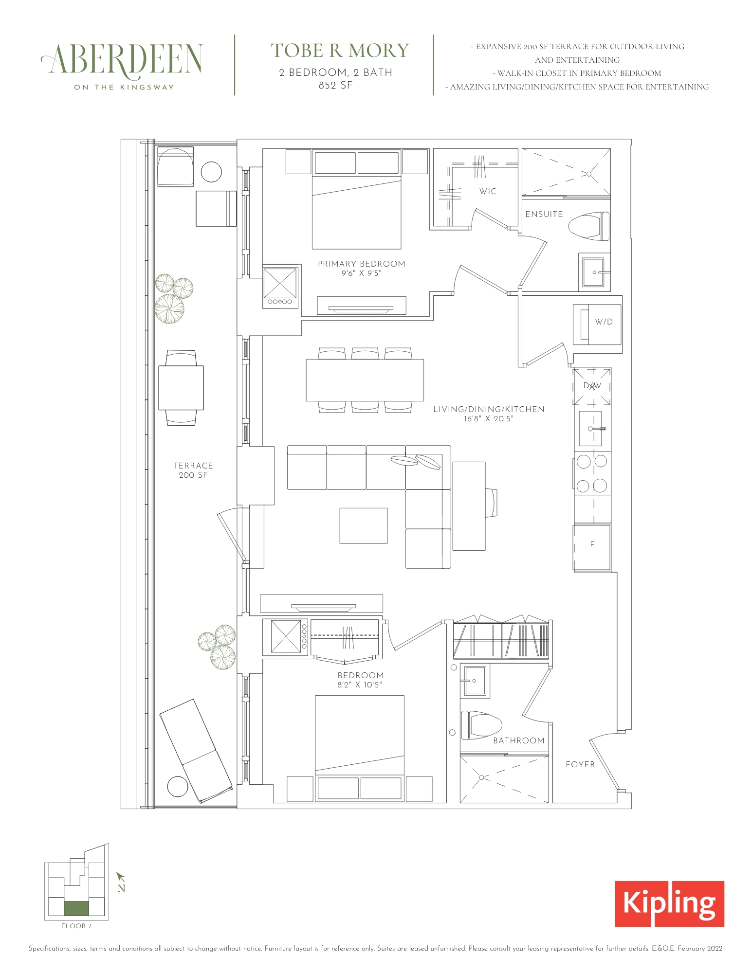 Floorplan image for Two Bedroom suite (Tobermory)