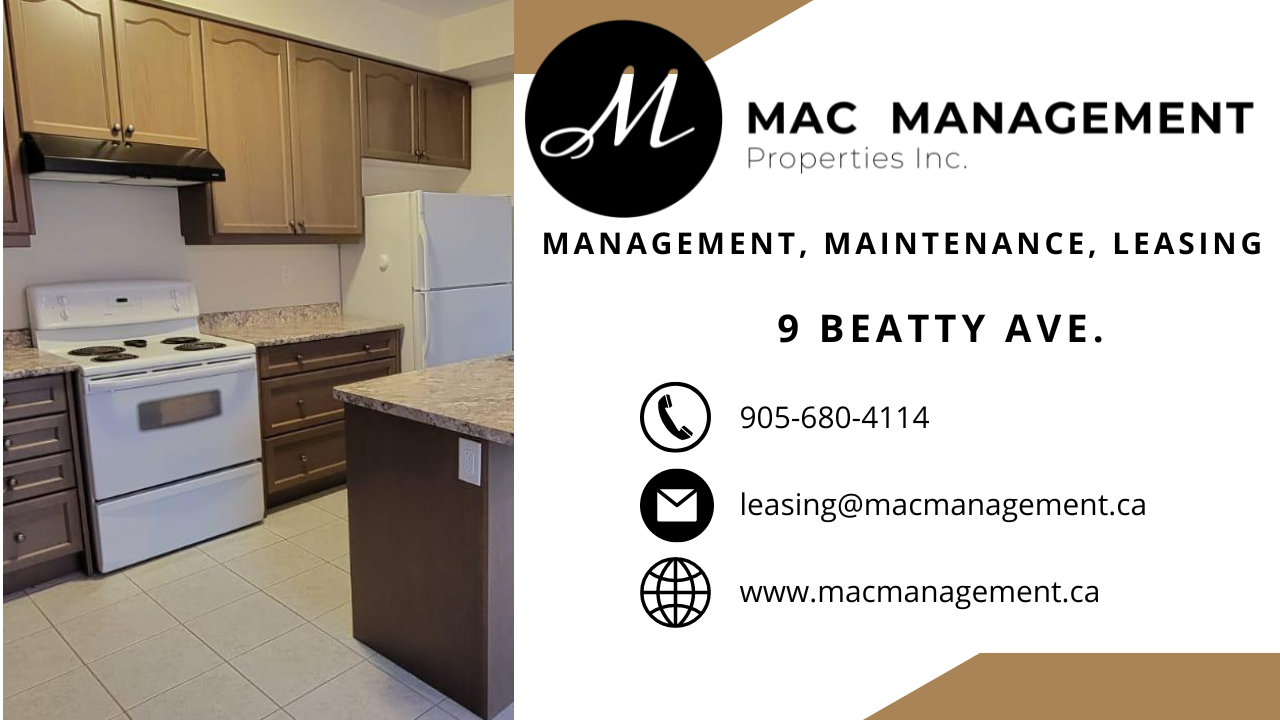 Single Family Rental in Thorold Mac Management Properties Inc