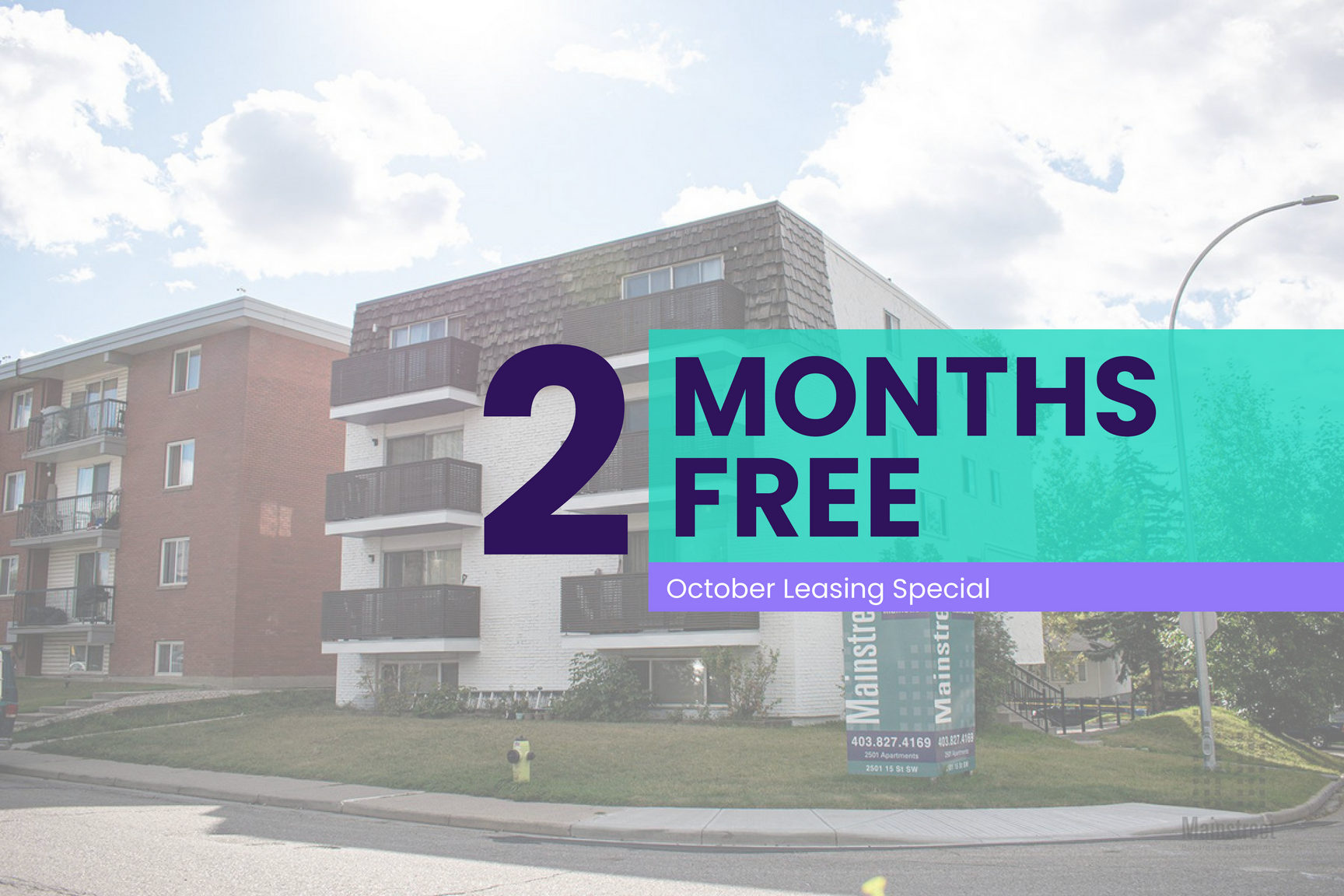 2501 Apartments - 1 bedroom