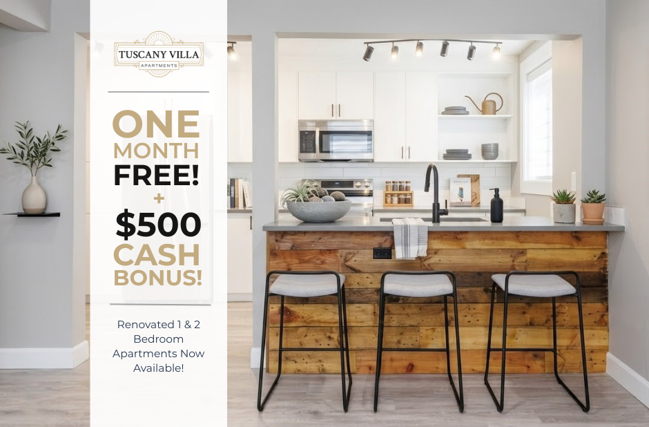 Tuscany Villa Apartments Downtown Edmonton