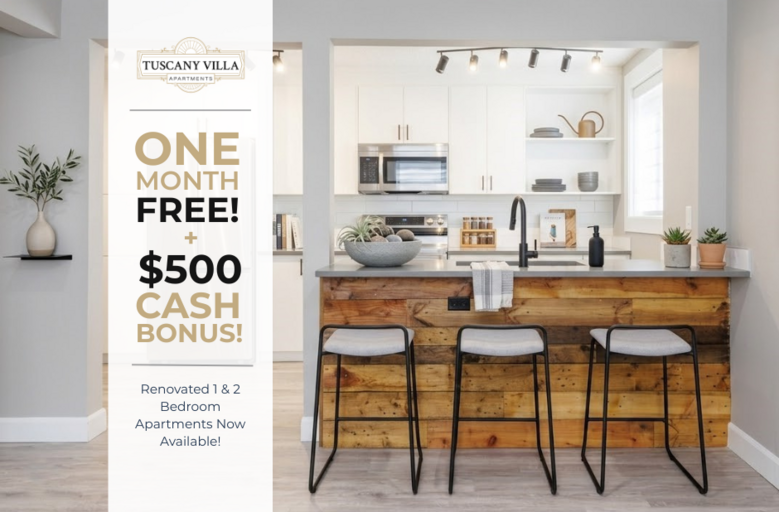 Tuscany Villa Apartments Downtown Edmonton