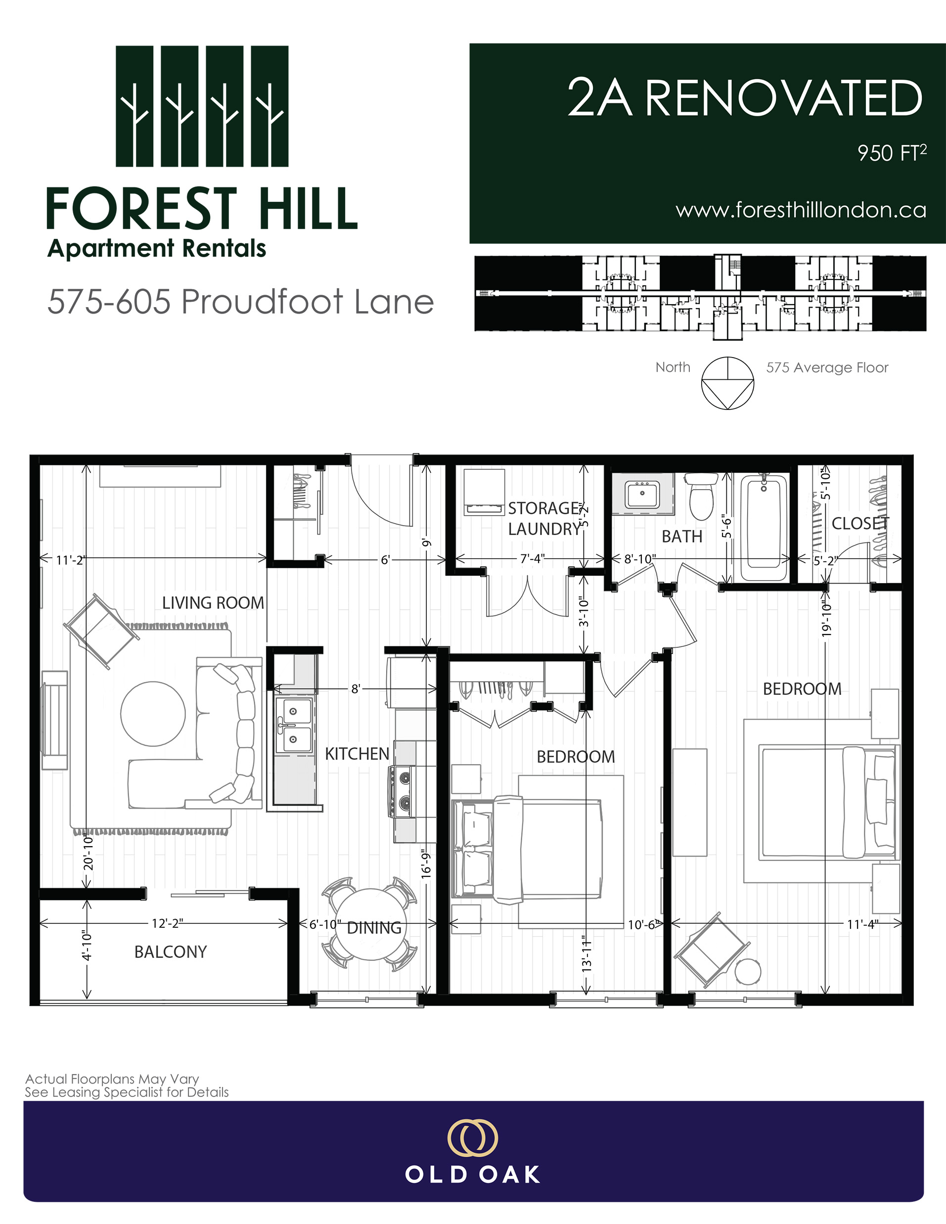 Forest Hill, OneBedroom Apartment for Rent Old Oak Properties Inc