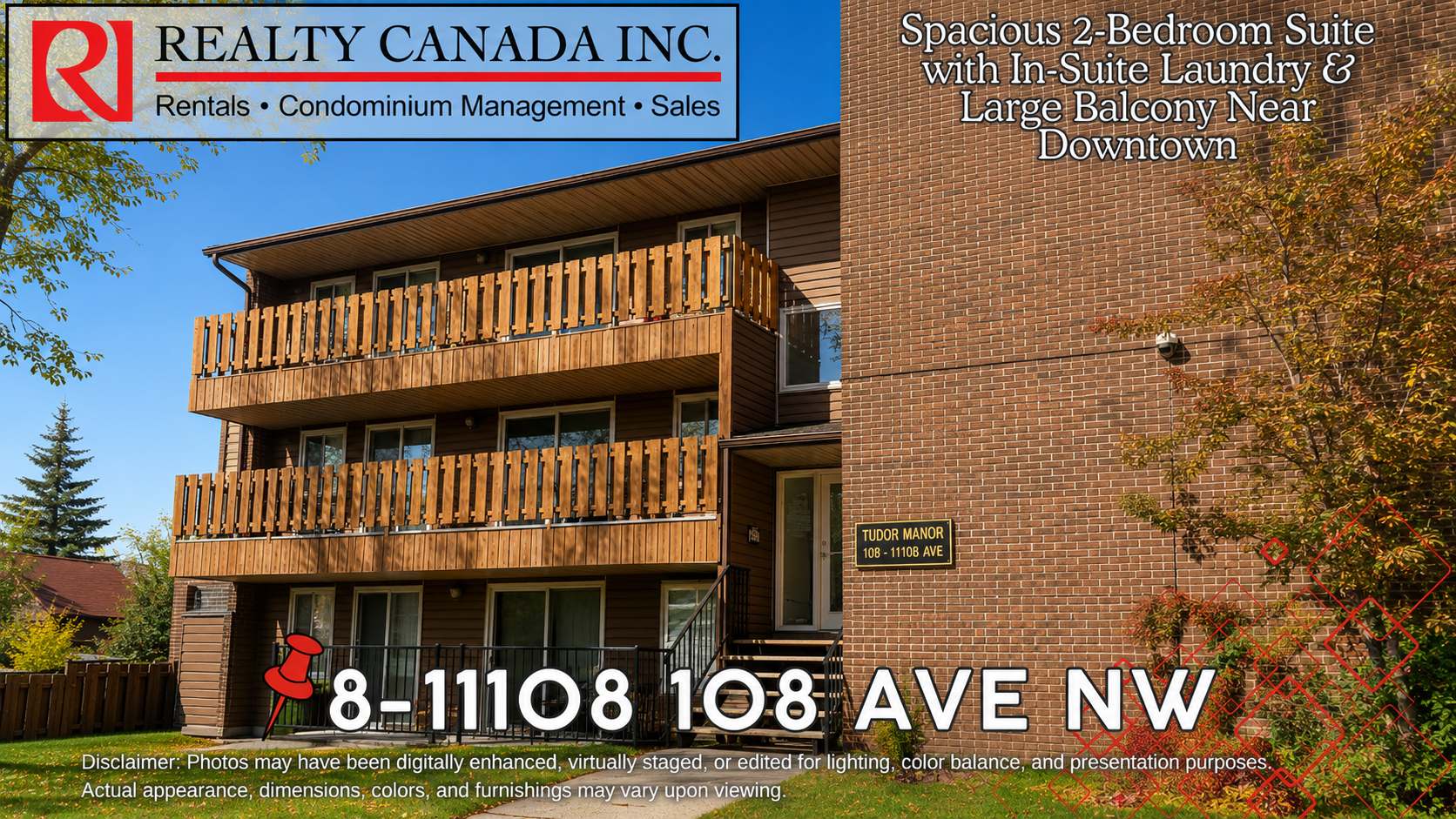 (PN 581) LARGE 2-ROOM SUITE! features an in-suite laundry!