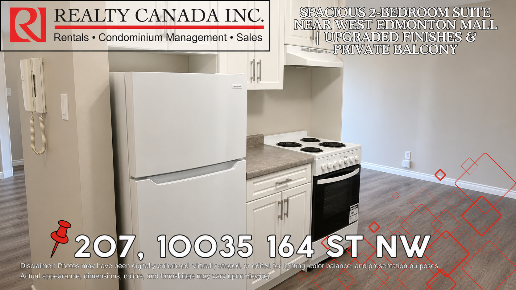 (PN 0872) FREE RENT! Spacious 2 bed 1 bath! Upgraded cabinets and countertops! Balcony!