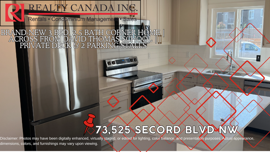 3 bedroom Townhouse in West Edmonton!