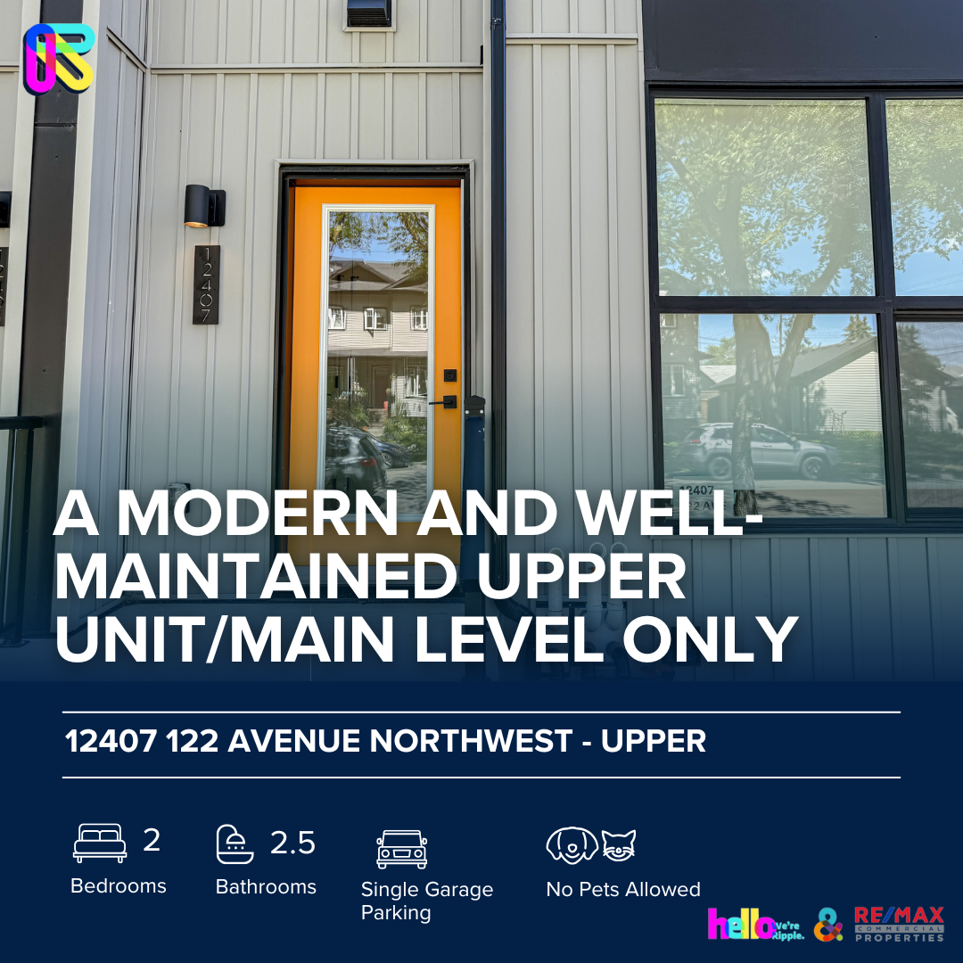12407 122 Avenue NW, Edmonton - Upper