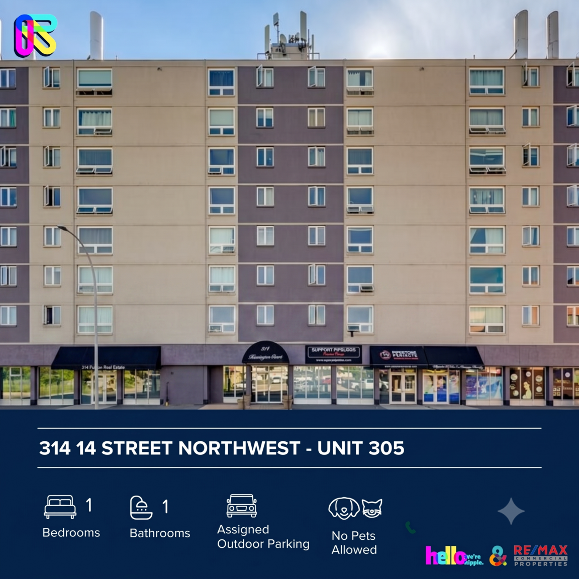 314 14 Street NW - Unit 305, Calgary - Unit 305