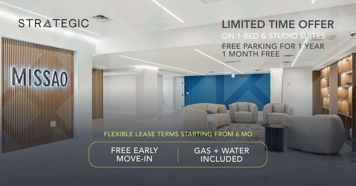 MISSAO Minimum 6-Month Lease Available