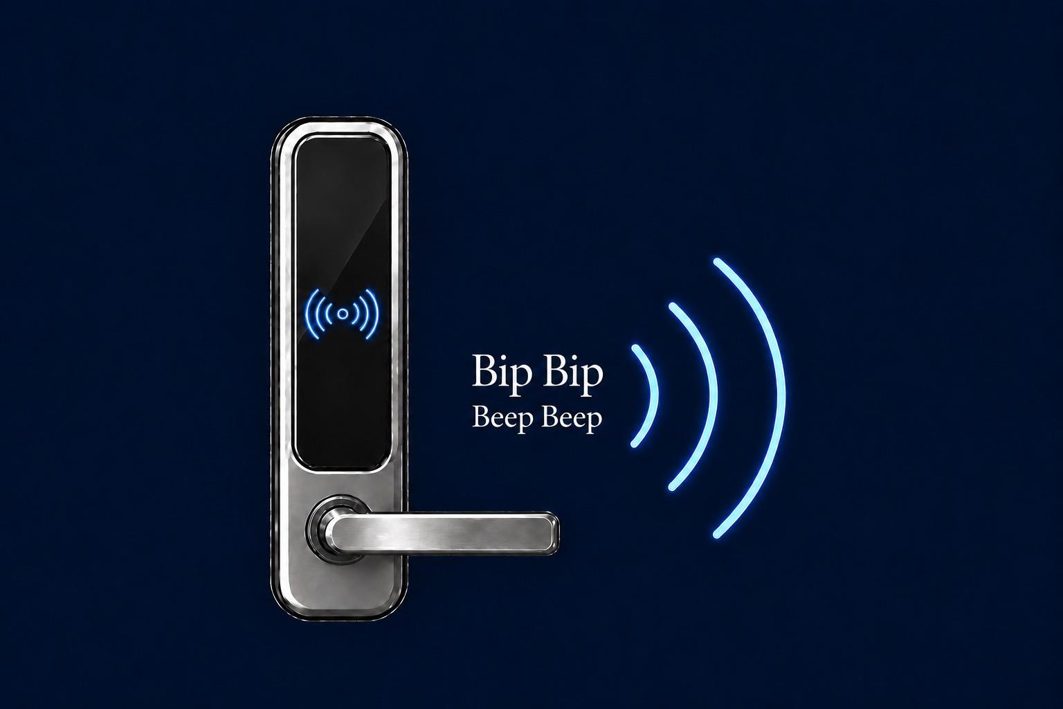Apartment door beeping or flashing?