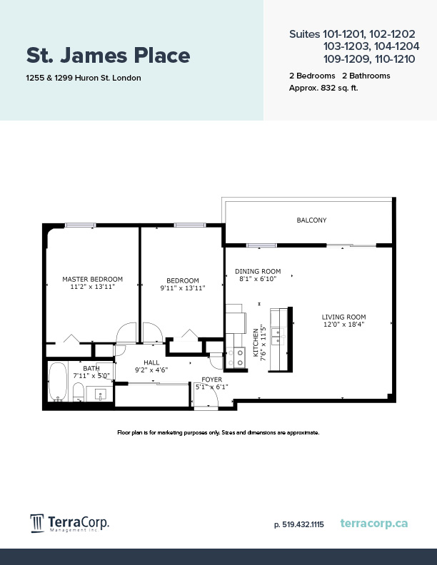 St. James Place | London Apartments | TerraCorp Management